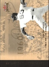 2002 Fleer Premium Legendary Dynasties Gold #18 Don Drysdale /300