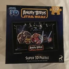 Angry Birds Star Wars Super 3D 150 pieces puzzle 18 x 12 inches   FREE SHIP!