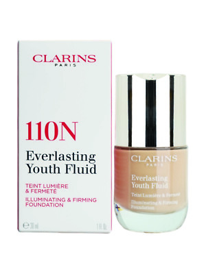 Clarins Everlasting Youth Fluid Illuminating & Firming Foundation 1 OZ - CHOOSE