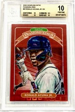 2020 Donruss Optic #8 Ronald Acuna Jr. PANDORA RED PRIZM /79 BGS 10 PRISTINE