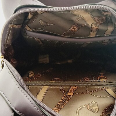 La Terre Fashion Vegan Leather Backpack Purse Zipper Pockets  display picture 1