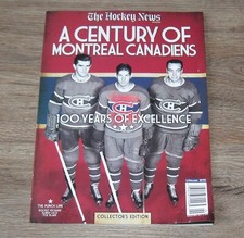 Hockey News magaz Century Montreal Canadiens ELMER LACH Rocket Richard TOE BLAKE