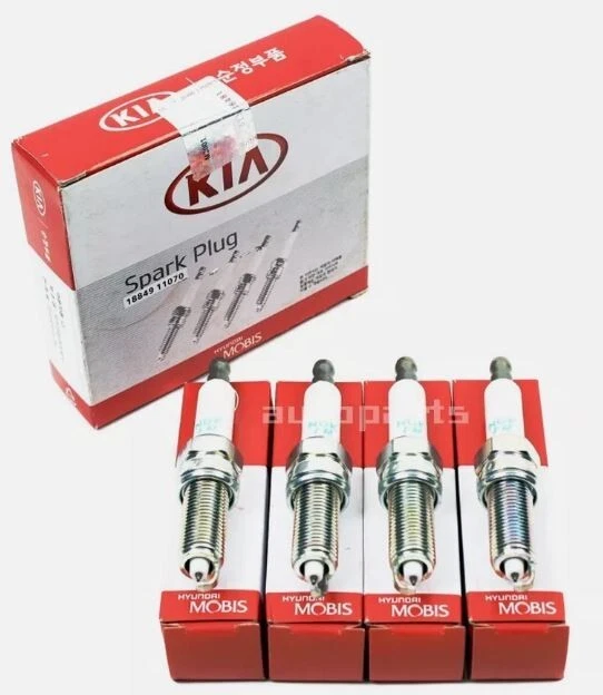 ⭐GENUINO ⭐ Bujías 4 piezas para Hyundai Genesis Kia 2015-2024 ⭐Ver compatibilidad Foto 3 de 4