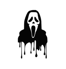 Scream Face Vinyl Decal Sticker -Multiple Colors  Sizes- FREE SHIPPING