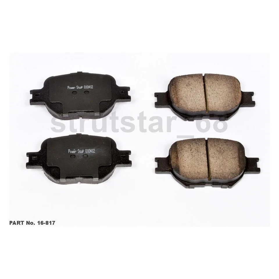 Juego de pastillas de freno de disco Power Stop 2 piezas delanteras traseras para Toyota Celica 2000-2005 Foto 2 de 3
