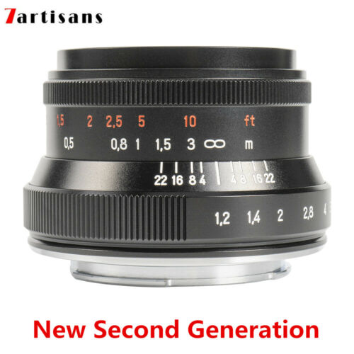 7artisans 35mm F1.2 II Large Aperture Prime Lens for Fujifilm X Fuji FX X-T3 T4