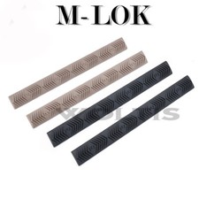 4 Pcs Rail Cover Panel Kit Fit M-LOK Rail Covers Anti-slip Plastic Rubber