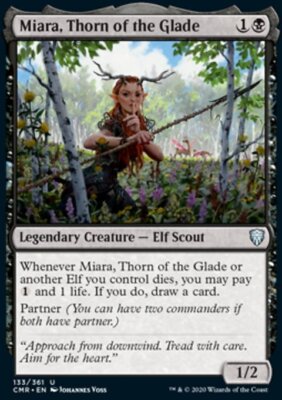 Magic the Gathering MTG Miara, Thorn of the Glade (133) Commander Legends   LP