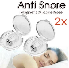 Stop Snoring Silicone Magnetic Anti Snore Nose Clip Apnea Aid Device Stopper M9