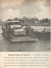 Pepsi Cola Company Is There Advertisement 1 Page 1959 Photograph from Mombasa