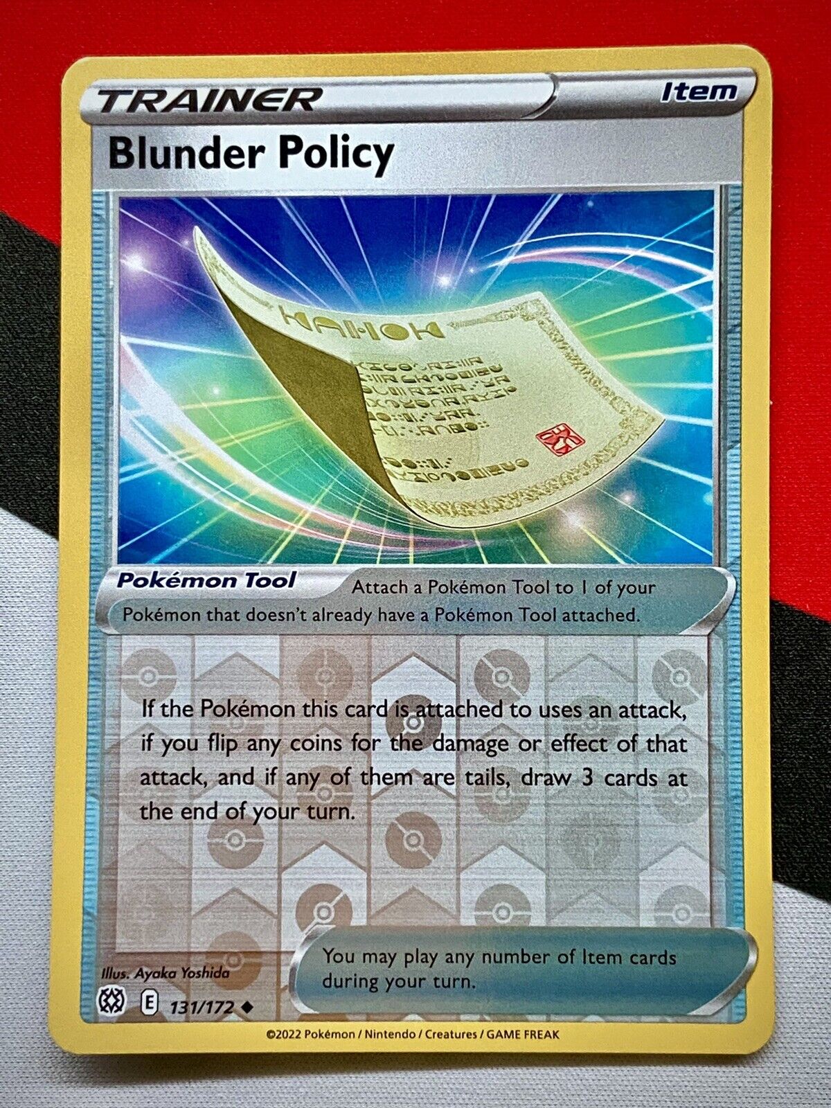 Blunder Policy - 131/172 - Uncommon - Reverse Holo - Pokemon