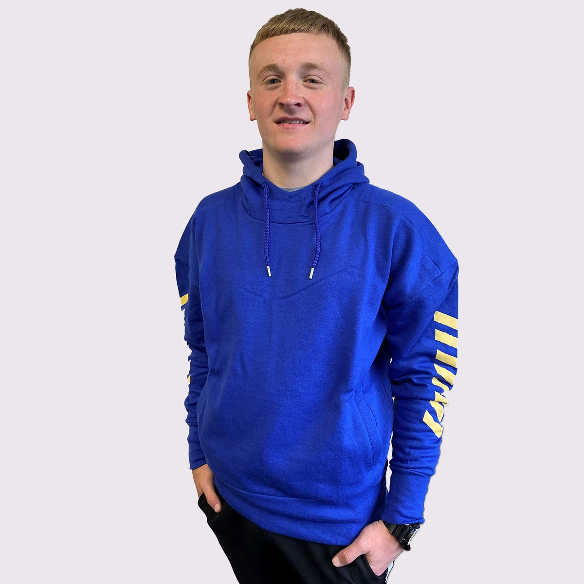 Le Breve Japan Pull Over Mens Designer Premium Hoodie Blue eBay