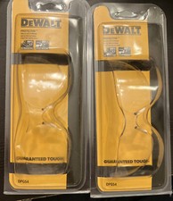 2 Pair Dewalt DPG54-1D Clear High Performance Protective Safety GLASSES New