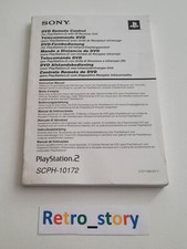 Sony Playstation PS2 -  Manuel D'instruction - Télécommande DVD - SCPH-10172