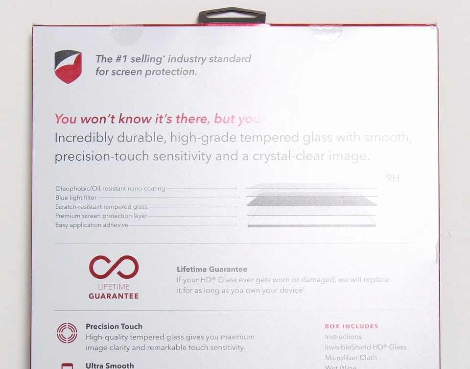 ZAGG - InvisibleShield HD Glass Screen Protector for Microsoft Surface 3 MS3HGS - Image 3 of 3