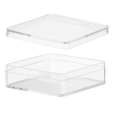 2.36" x 2.36" x 0.79" Acrylic Box with Lid Clear Acrylic Display Boxes