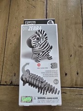 Zebra 3D Figurine Kit - 2.44in. L x 1.73in. W x 2.68in. H (sl105592)