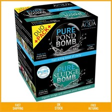 Ultimate Pond Clear Water Treatment Sludge Remover Duo Pack - 2 Bombs