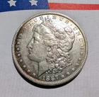 1887 Morgan Silver Dollar, 90% Silver, w/early stage edge toning 🪙