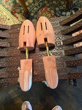 Cedar Shoe Trees Split Toe Adjustable Wood Shoe Shapers Pair Set Of 2 Size L