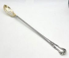 Cambridge by Gorham Sterling Silver Olive Spoon pierced original long GW 8 1/2" Cambridge by Gorham Sterling Silver Olive Spoon pierced original long GW 8 1/2" - Image 1