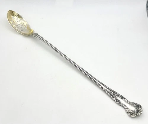 Cambridge by Gorham Sterling Silver Olive Spoon pierced original long GW 8 1/2"