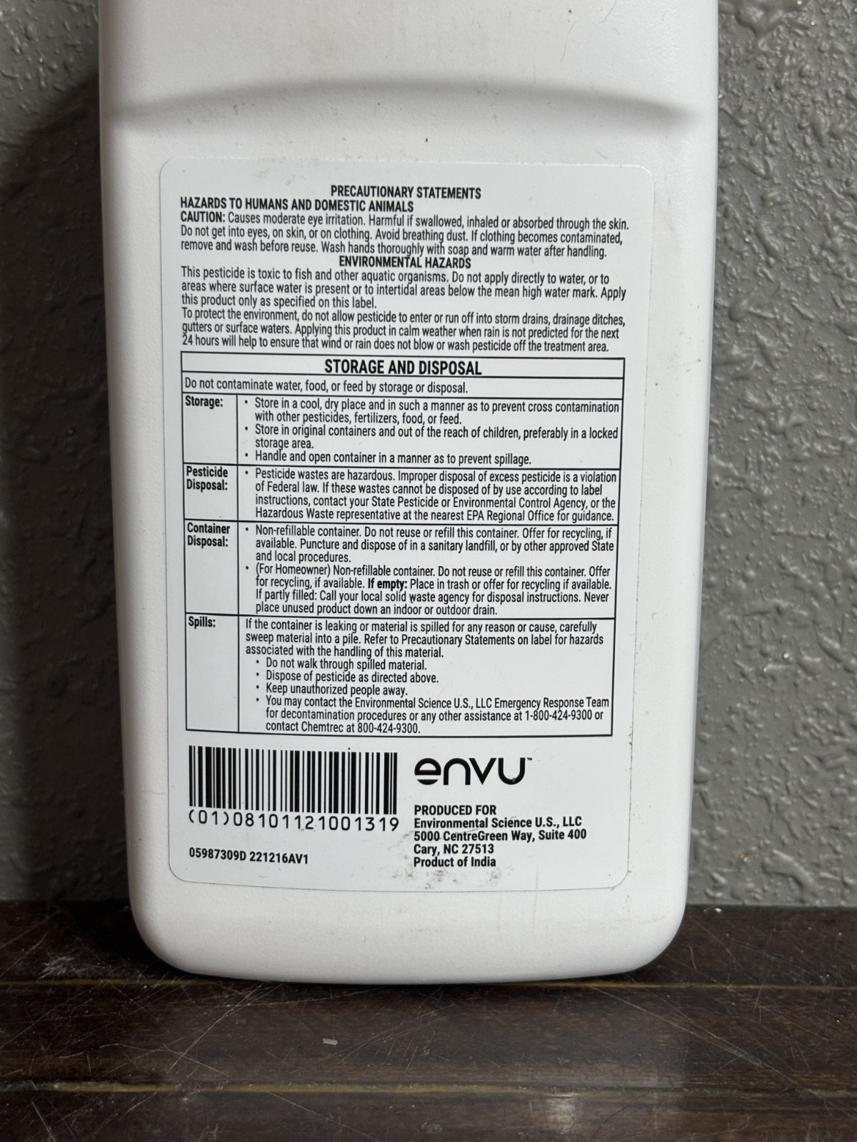Tempo 1% Dust Insecticide Ready to Use 1.25 lb Envu EPA Reg 101563-93