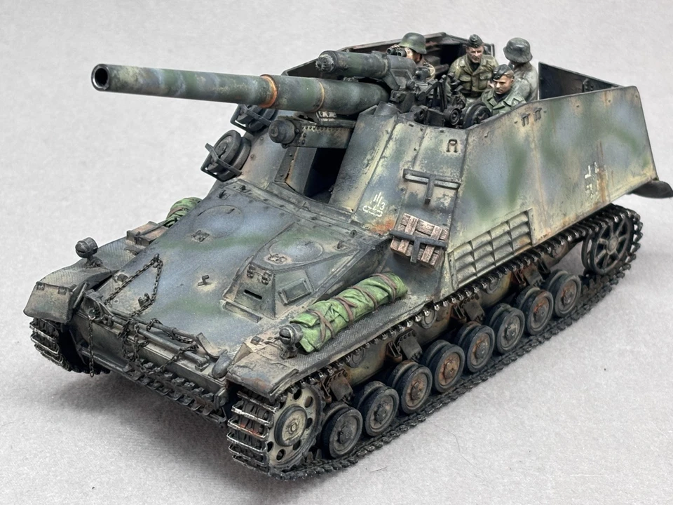 Pro Built German Hummel Howitzer tank 1/35 scale Dragon model - WW II Panzer - Image 2 of 4