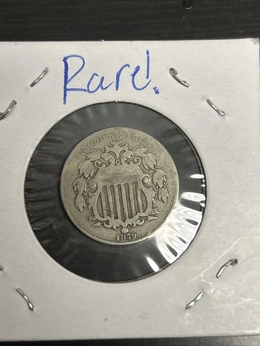 1879-P Shield Nickel — photo from the most recent tracked eBay sale
