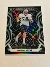 2020 Panini Obsidian Dalton Keene 24/50 Etch Green Rookie Patriots SP