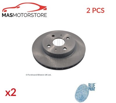 BREMSSCHEIBEN SATZ PAAR VORNE BLUE PRINT ADD64326 2PCS A FÜR TOYOTA DUET 1.3