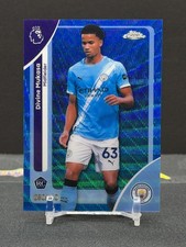 2025-26 Topps Chrome Premier League Divine Mukasa Blue Wave Refractor /150 RC