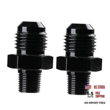 6AN Male Flare to 1/8" NPT Pipe Fitting Adapter Aluminum 6AN to 1/8" NPT