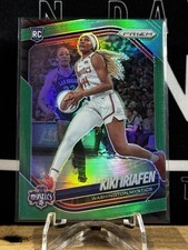 2025 PANINI PRIZM WNBA GREEN PRIZM KIKI IRIAFEN ROOKIE #72