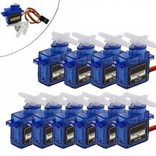 10x Micro Servo Motor SG90 SG-90 Gear 9g For Airplane Helicopter Car Boat Robot