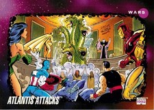 1992 Marvel Universe #191 Atlantis Attacks