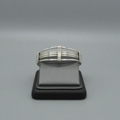 Sterling Silver Mock Wire Wrap Cuff Bracelet