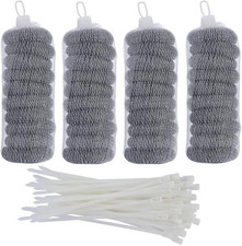 40 Pieces Lint Traps Stainless Steel Washing Machine Lint Snare Traps Laundry Me