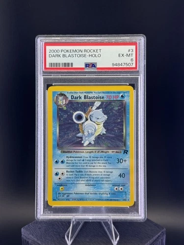 DARK BLASTOISE 3/82 HOLO PSA 6 TEAM ROCKET
