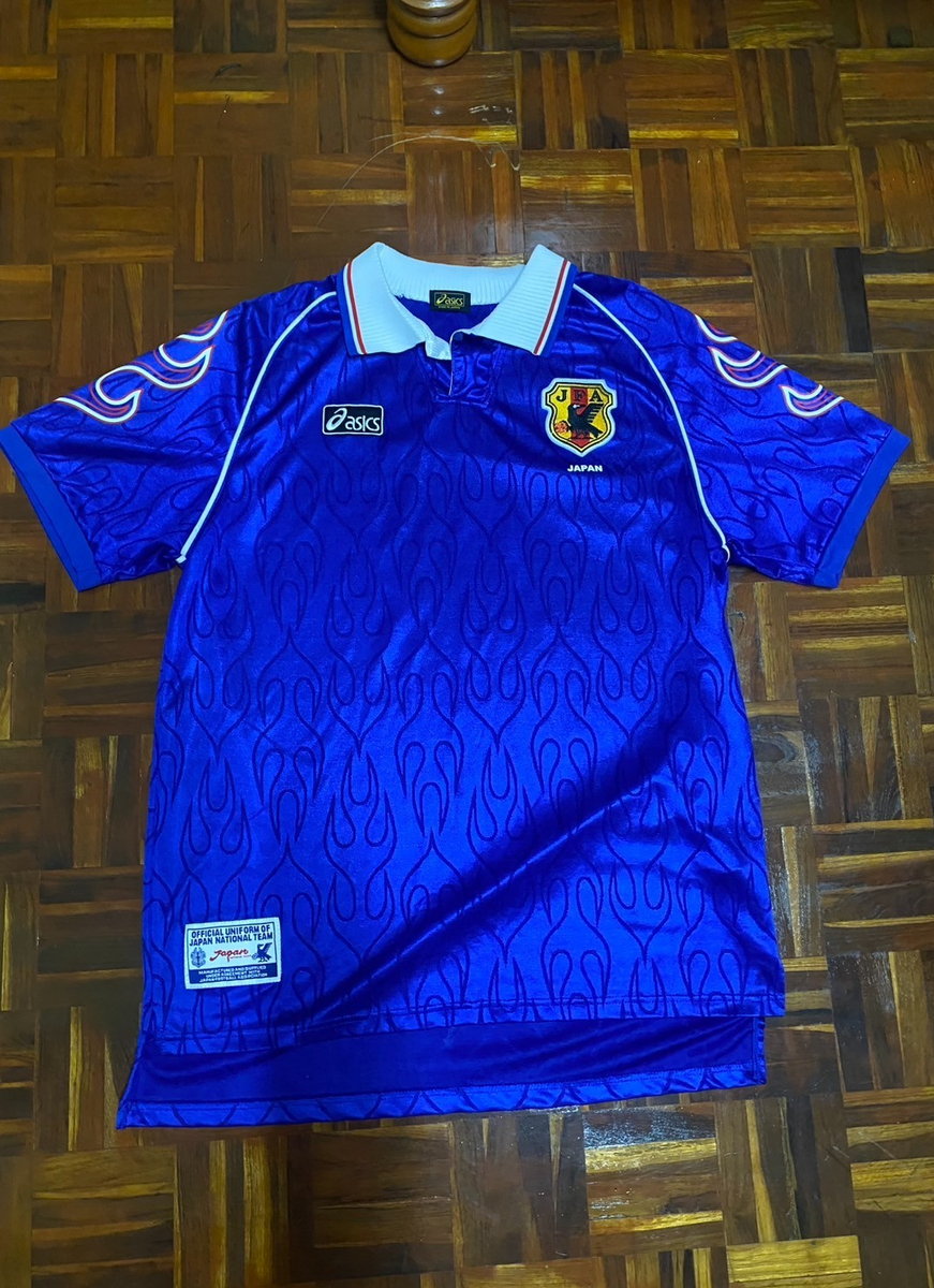 asics 日本代表ユニフォーム　1998/99 ORIGINAL Japan 1998/1999 Asics Football Soccer Shirt Jersey World