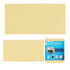 4-Pack Soft Glow Fluorescent Light Covers for Ceiling Lights - 2x4 ft Magneti...