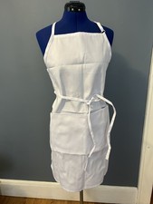 White Bib Apron, 3 Pockets 1040 KNG