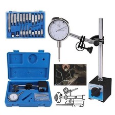 Dial Indicator with Magnetic Base 140lbs 0.001"Precision with Fine Adjustable US