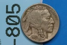 1927 5C INDIAN HEAD BUFFALO NICKEL EARLY US TYPE COIN RAW-805