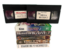 Sports Lot Of 7 VHS Hunting Tapes Hunting Tip...