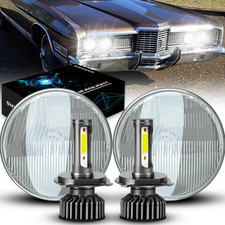 7" inch Glass Headlights For Holden HD HR HJ HK HT HP HQ HX HZ Kingswood Monaro