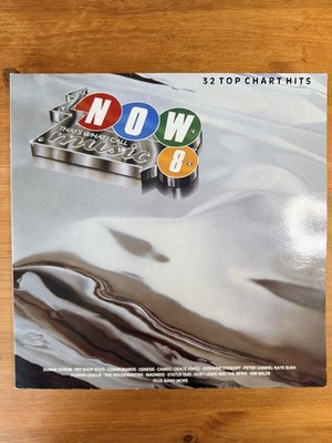 NOW 8 Various Artists 32 Top Chart Hits Vinyl LP Album VG