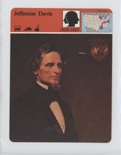 1979-80 Panarizon Story of America Deck 04 Printed in Italy Jefferson Davis 0ad