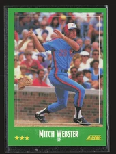 1988 Score - Mitch Webster #345