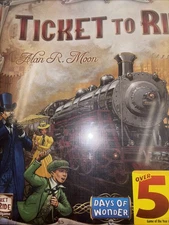 Days of Wonder Ticket To Ride by Alan R. Moon Train Adventure Board Game